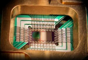 Quantum logic in use - quantum computer chip